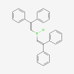 molecular formula C28H22BCl B14230645 Chlorobis(2,2-diphenylethenyl)borane CAS No. 826990-15-2