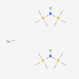 molecular formula C12H38N2Si4Sn B14230672 CID 71365608 