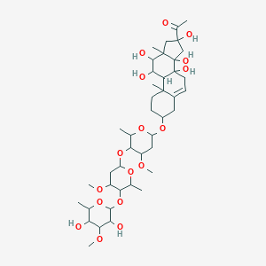 molecular formula C42H68O17 B142307 Esculentin CAS No. 131889-89-9
