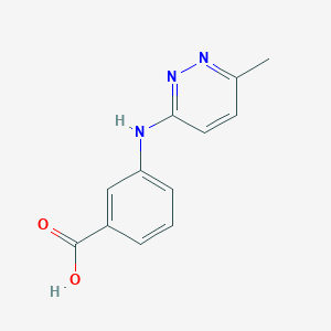 molecular formula C12H11N3O2 B1423079 3-[(6-Methylpyridazin-3-yl)amino]benzoic acid CAS No. 1305792-06-6