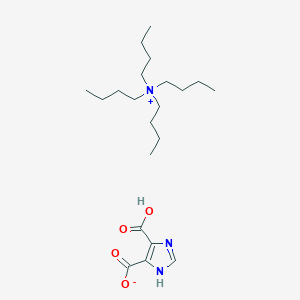 molecular formula C21H39N3O4 B14230855 N,N,N-Tributylbutan-1-aminium 4-carboxy-1H-imidazole-5-carboxylate CAS No. 570375-04-1
