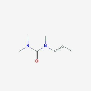 molecular formula C7H14N2O B14230862 N,N,N'-Trimethyl-N'-prop-1-en-1-ylurea CAS No. 547744-70-7