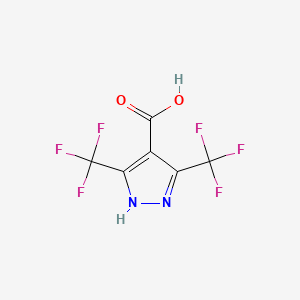 3,5-bis(trifluoromethyl)-1H-pyrazole-4-carboxylic acid