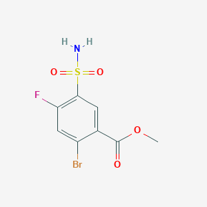 Methyl 2-bromo-4-fluoro-5-sulfamoylbenzoate
