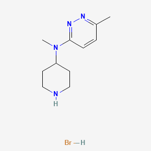 N,6-dimethyl-N-(piperidin-4-yl)pyridazin-3-amine hydrobromide