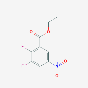 molecular formula C9H7F2NO4 B1423097 Ethyl 2,3-difluoro-5-nitrobenzoate CAS No. 1249558-76-6