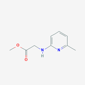 molecular formula C9H12N2O2 B1423098 Methyl 2-[(6-methylpyridin-2-yl)amino]acetate CAS No. 412304-63-3