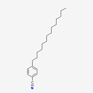 molecular formula C21H33N B14231245 4-Tetradecylbenzonitrile CAS No. 479412-23-2