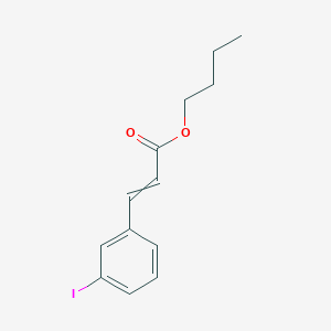 molecular formula C13H15IO2 B14231274 Butyl 3-(3-iodophenyl)prop-2-enoate CAS No. 423775-09-1