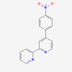 molecular formula C16H11N3O2 B14231296 4-(4-Nitrophenyl)-2,2'-bipyridine CAS No. 477566-94-2