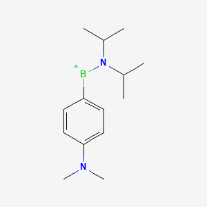 molecular formula C14H24BN2 B14231380 Boranamine, 1-[4-(dimethylamino)phenyl]-N,N-bis(1-methylethyl)- CAS No. 547768-66-1