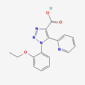 1-(2-ethoxyphenyl)-5-(pyridin-2-yl)-1H-1,2,3-triazole-4-carboxylic acid