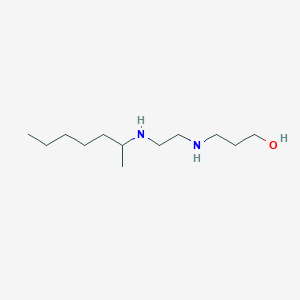molecular formula C12H28N2O B14231445 3-({2-[(Heptan-2-yl)amino]ethyl}amino)propan-1-ol CAS No. 627527-64-4