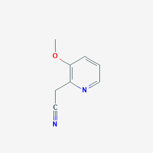 molecular formula C8H8N2O B142315 2-(3-Methoxypyridin-2-yl)acetonitrile CAS No. 149489-09-8