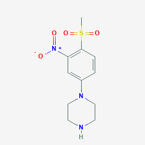 N-(4-Methylsulphonyl-3-nitrophenyl)piperazine
