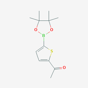 molecular formula C12H17BO3S B1423155 5-Acetylthiophene-2-boronic acid pinacol ester CAS No. 942070-32-8