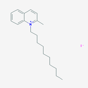 molecular formula C20H30IN B14231556 1-Decyl-2-methylquinolin-1-ium iodide CAS No. 494194-66-0