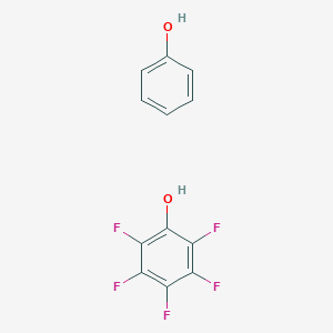 molecular formula C12H7F5O2 B14231585 Pentafluorophenol--phenol (1/1) CAS No. 630426-85-6