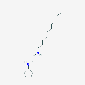 molecular formula C18H38N2 B14231594 N~1~-Cyclopentyl-N~2~-undecylethane-1,2-diamine CAS No. 627522-76-3