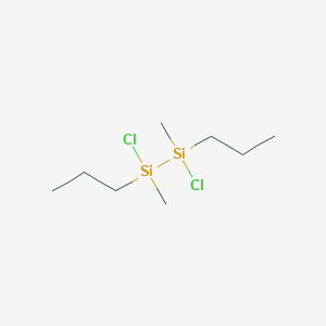 molecular formula C8H20Cl2Si2 B14231663 1,2-Dichloro-1,2-dimethyl-1,2-dipropyldisilane CAS No. 494832-11-0