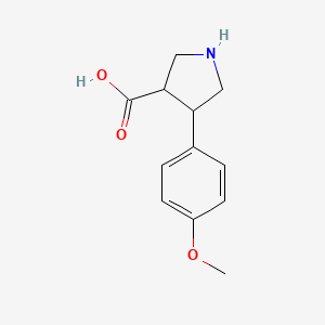 4-(4-Methoxyphenyl)pyrrolidine-3-carboxylic acid