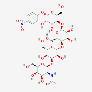 molecular formula C32H48N2O23 B1423173 GalNAc beta(1-3)Gal alpha(1-4)Gal beta(1-4)Glc-beta-pNP CAS No. 1134635-03-2