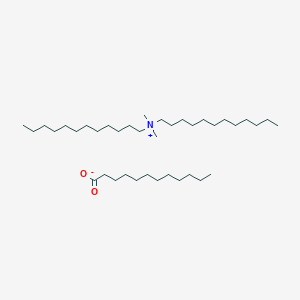 molecular formula C38H79NO2 B14231740 N-Dodecyl-N,N-dimethyldodecan-1-aminium dodecanoate CAS No. 552886-02-9