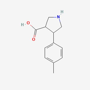 4-(4-Methylphenyl)pyrrolidine-3-carboxylic acid