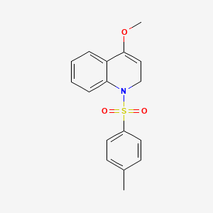 molecular formula C17H17NO3S B14231829 4-Methoxy-1-(4-methylbenzene-1-sulfonyl)-1,2-dihydroquinoline CAS No. 402823-07-8