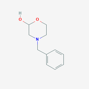 molecular formula C11H16ClNO2 B1423187 4-Benzylmorpholin-2-ol CAS No. 73933-20-7