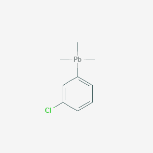 molecular formula C9H13ClPb B14231875 (3-Chlorophenyl)(trimethyl)plumbane CAS No. 500317-00-0