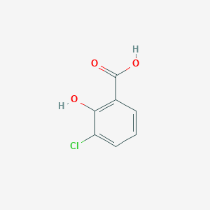 molecular formula C7H5ClO3 B014232 3-Chlorosalicylic acid CAS No. 1829-32-9