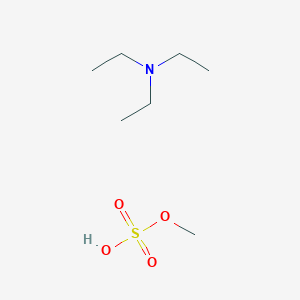 molecular formula C7H19NO4S B14232020 N,N-diethylethanamine;methyl hydrogen sulfate CAS No. 424823-84-7