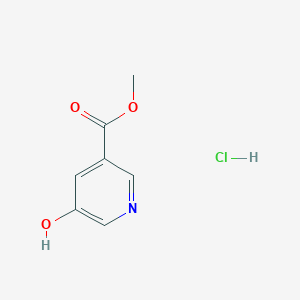 molecular formula C7H8ClNO3 B1423203 Methyl 5-hydroxynicotinate hydrochloride CAS No. 89937-78-0