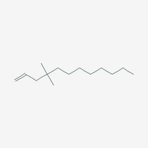 molecular formula C14H28 B14232042 1-Dodecene, 4,4-dimethyl- CAS No. 502760-18-1