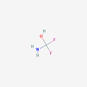 molecular formula CH3F2NO B14232061 Amino(difluoro)methanol CAS No. 405241-37-4
