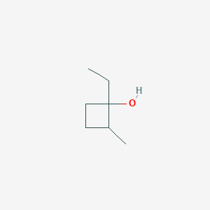 molecular formula C7H14O B14232065 1-Ethyl-2-methylcyclobutan-1-ol CAS No. 823795-50-2