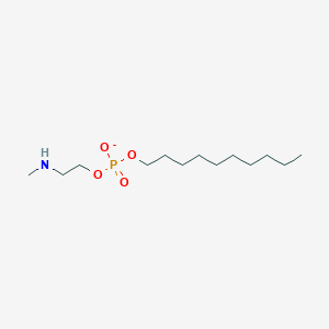 molecular formula C13H29NO4P- B14232114 Decyl 2-(methylamino)ethyl phosphate CAS No. 557788-85-9
