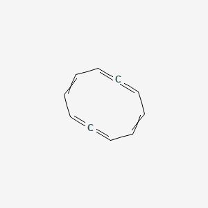 molecular formula C10H8 B14232178 Cyclodeca-1,2,4,6,7,9-hexaene CAS No. 663599-31-3