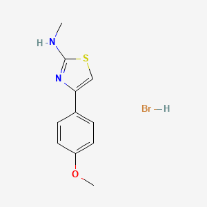 4-(4-methoxyphenyl)-N-methyl-1,3-thiazol-2-amine hydrobromide