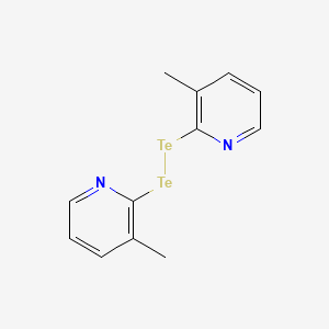 molecular formula C12H12N2Te2 B14232191 Pyridine, 2,2'-ditellurobis[3-methyl- CAS No. 505904-78-9