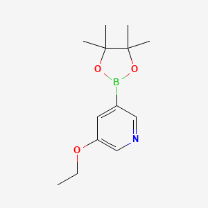 3-Ethoxy-5-(4,4,5,5-tetramethyl-1,3,2-dioxaborolan-2-yl)pyridine