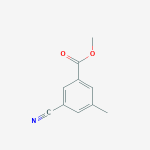 molecular formula C10H9NO2 B1423233 Methyl 3-cyano-5-methylbenzoate CAS No. 1082041-26-6