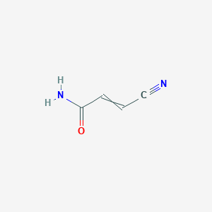 molecular formula C4H4N2O B14232339 3-Cyanoprop-2-enamide CAS No. 823816-31-5