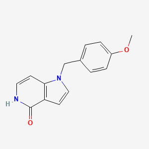 molecular formula C15H14N2O2 B1423235 1-PMB-4-hydroxy-5azaindole CAS No. 1082041-99-3
