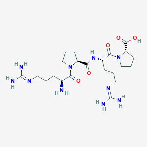 molecular formula C22H40N10O5 B14232377 N~5~-(Diaminomethylidene)-L-ornithyl-L-prolyl-N~5~-(diaminomethylidene)-L-ornithyl-L-proline CAS No. 776334-69-1