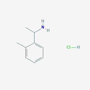 molecular formula C9H14ClN B1423238 1-(2-Methylphenyl)ethanamine hydrochloride CAS No. 35106-87-7