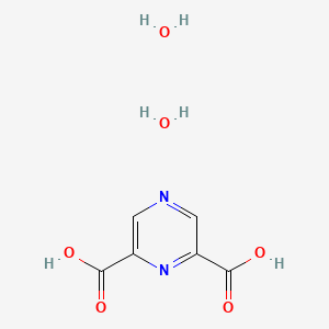 molecular formula C6H8N2O6 B14232441 Pyrazine-2,6-dicarboxylic acid dihydrate CAS No. 562798-43-0