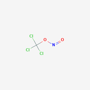 molecular formula CCl3NO2 B14232497 Trichloromethyl nitrite CAS No. 496787-30-5