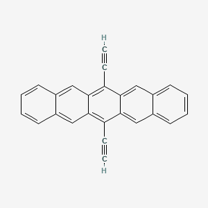 molecular formula C26H14 B14232527 6,13-Diethynylpentacene CAS No. 427879-51-4